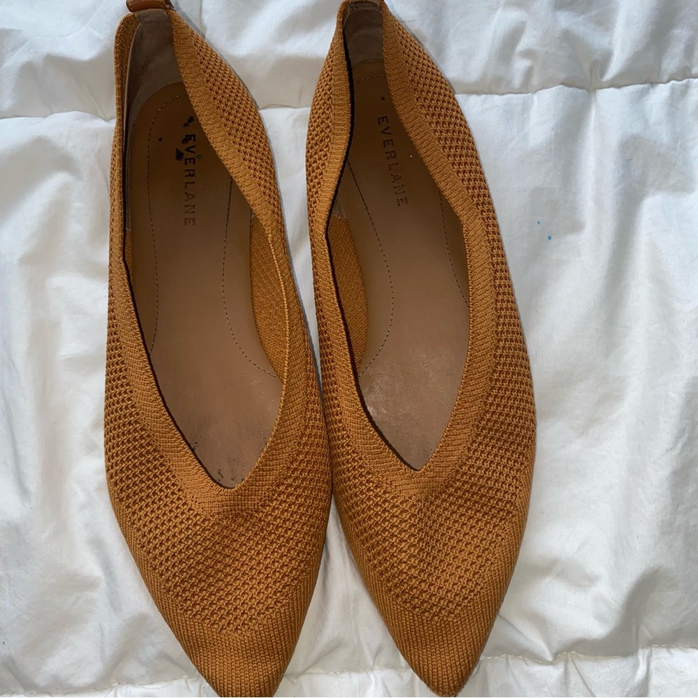 Everlane Women's Brown Knit Flats